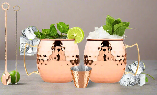 BOLD & DIVINE Moscow Mule Mugs (Set of 2)